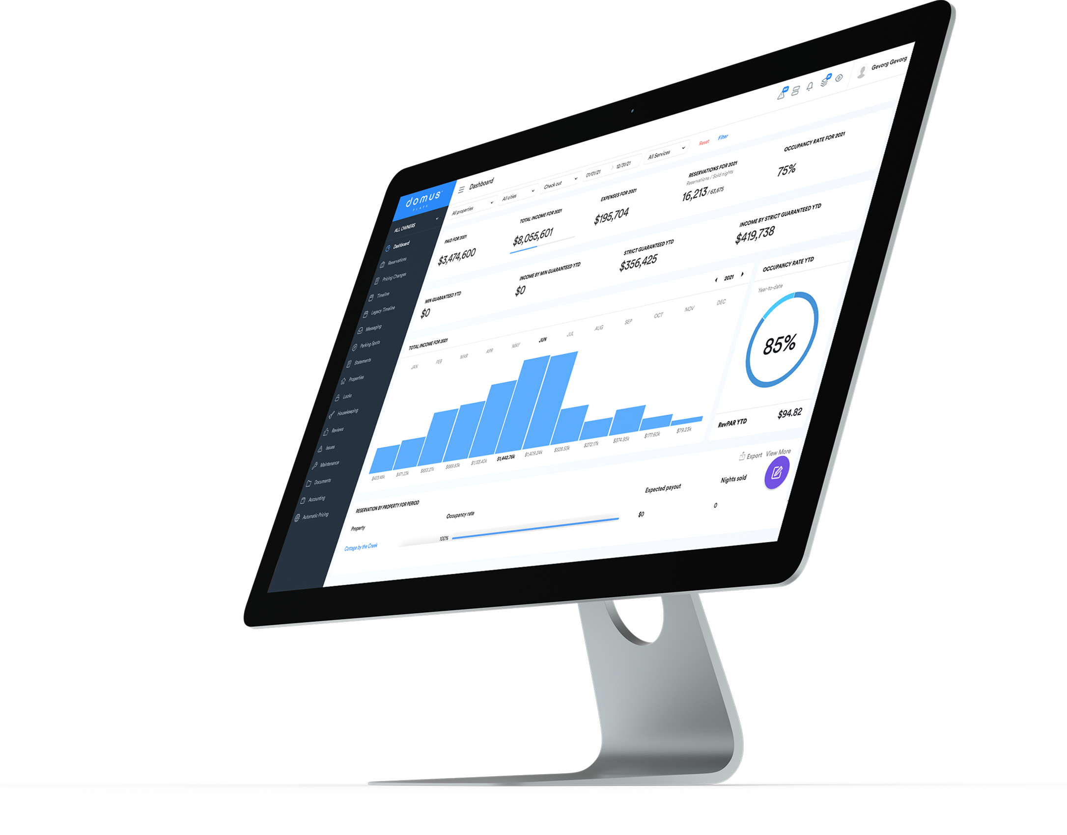 Domus Platform Dashboard